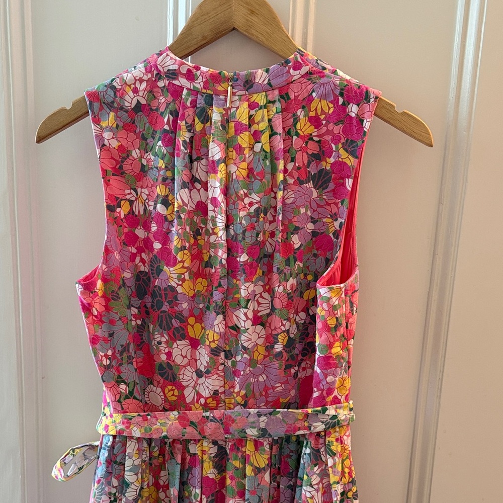 Kate Spade Multicolor Floral Midi Dress size 8 - Picture 8 of 12